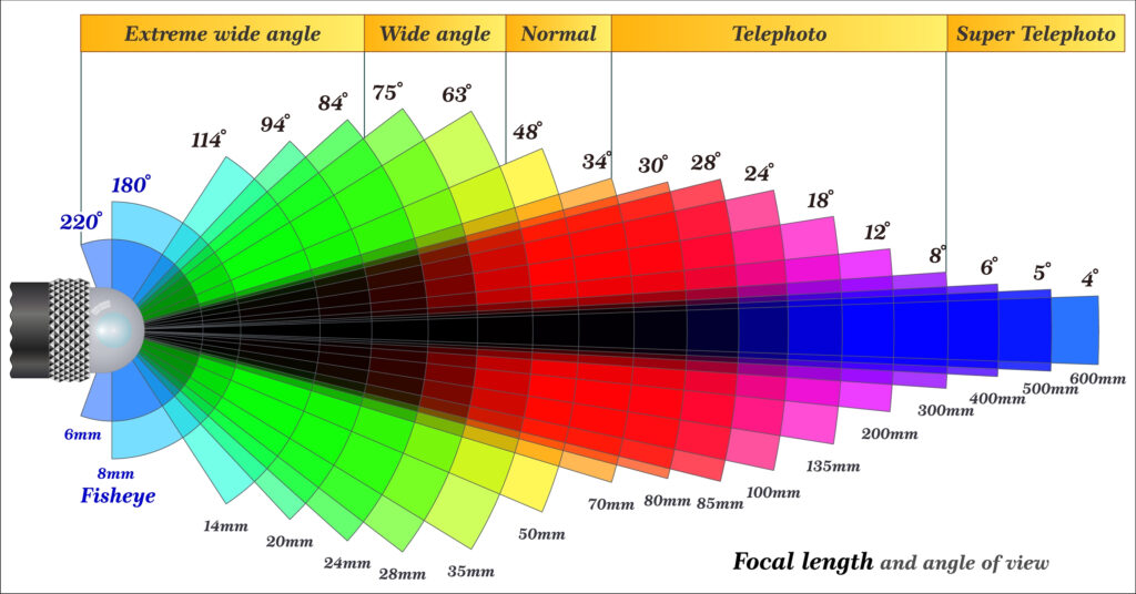 Focal length angle of view, is an important consideration when Choosing the Best Lenses for Wildlife Photography