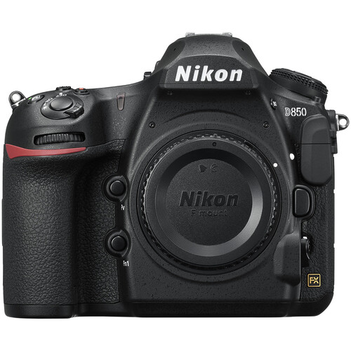 Nikon D850 Front View Camera