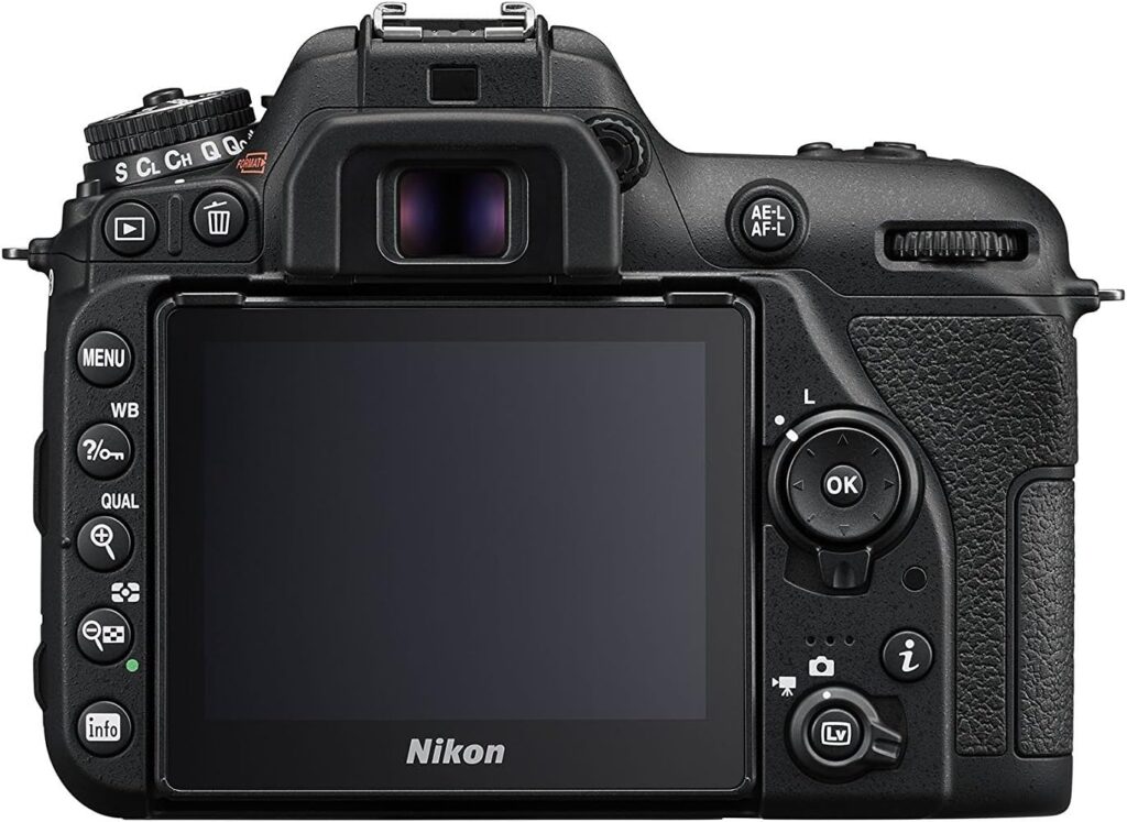 Nikon D7500 Back View Camera