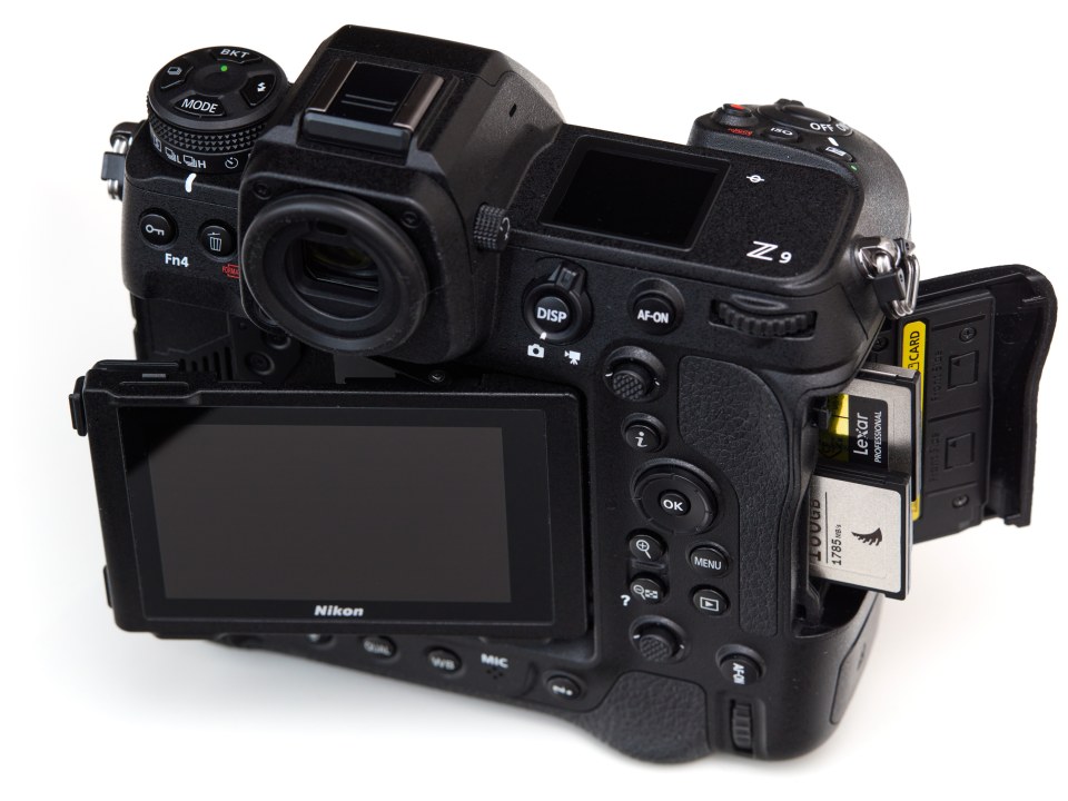 Nikon Z9 back view camera